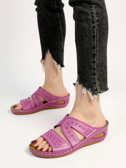Margaux | Women's Cushioned Slip-On Sandals