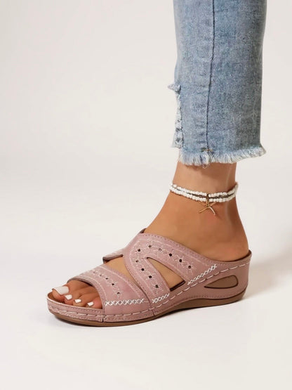 Margaux | Women's Cushioned Slip-On Sandals