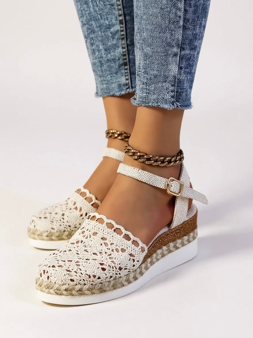 Darby | Women's Boho Woven Platform Sandals