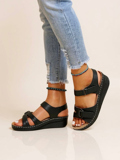 Maren | Women's Cushioned Adjustable Wedge Sandals