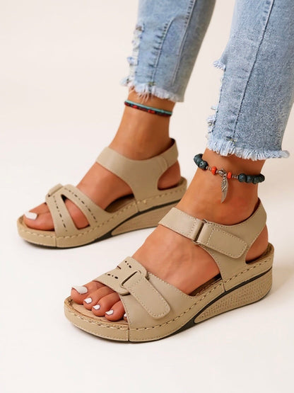 Maren | Women's Cushioned Adjustable Wedge Sandals