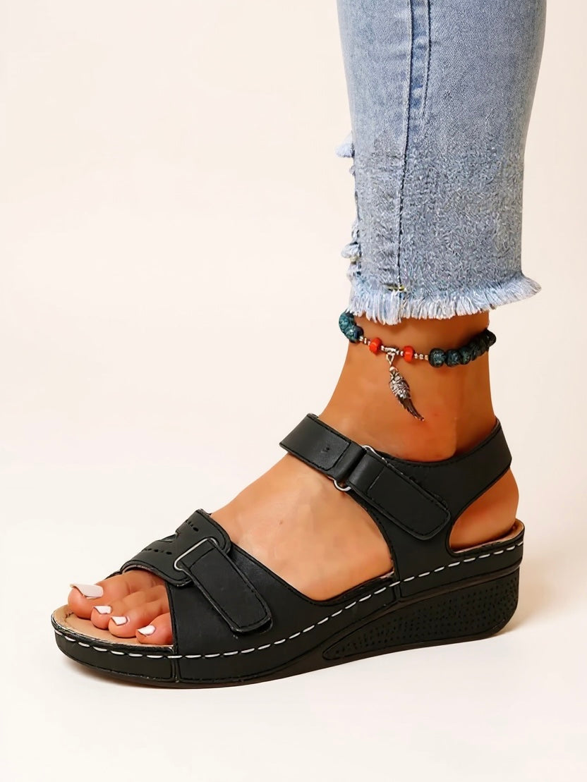 Maren | Women's Cushioned Adjustable Wedge Sandals