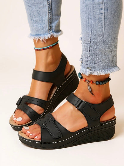 Maren | Women's Cushioned Adjustable Wedge Sandals