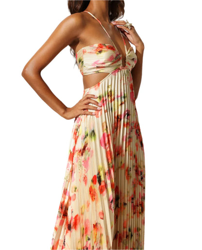NEXT DAY DELIVERY VENUS Cut Out Flowers Maxi Dress