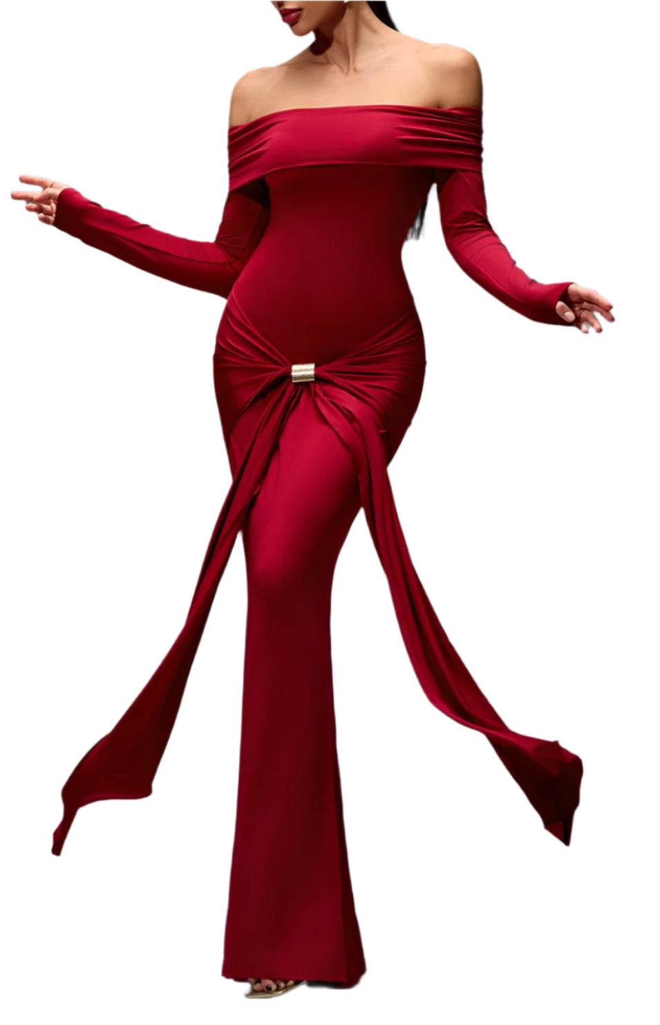 ADAMA Strapless Bodycon Maxi Dress