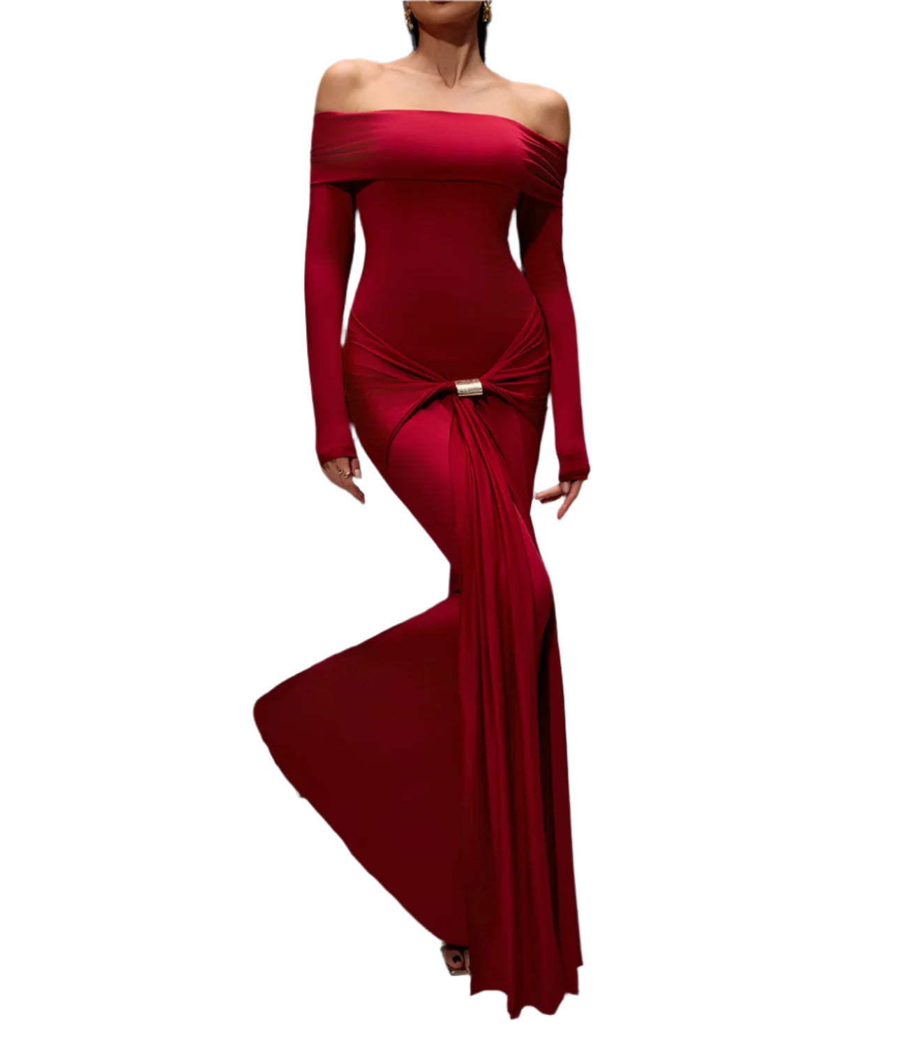 ADAMA Strapless Bodycon Maxi Dress