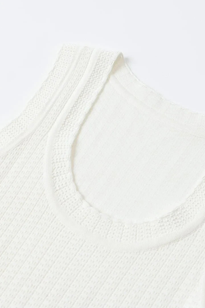 HELEN Sleeveless Knit Fit & Flare Dress