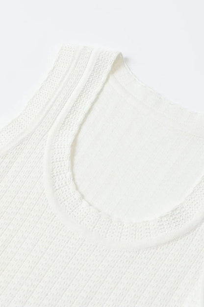HELEN Sleeveless Knit Fit & Flare Dress