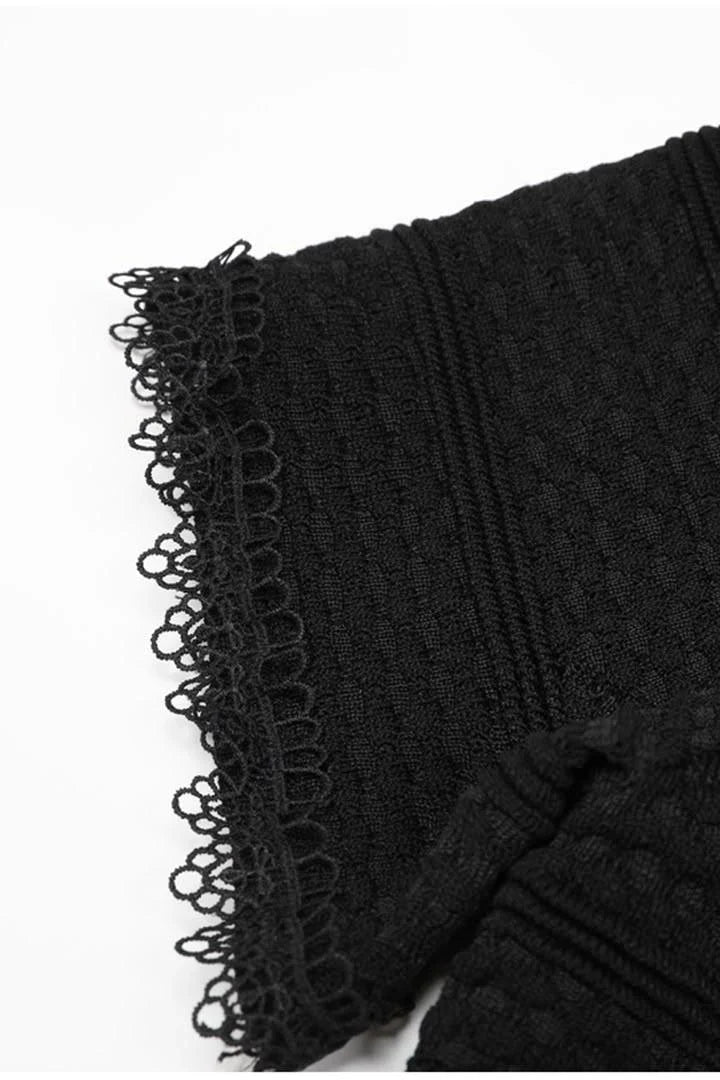 THALIA Pearl Reverie Knit Two-Piece Set – Cropped Top & Maxi Skirt