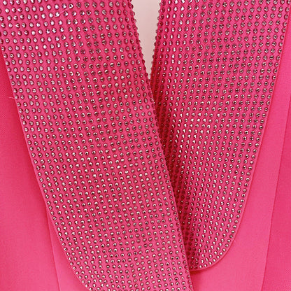 BITIA Sexy Crystals Blazer Dress