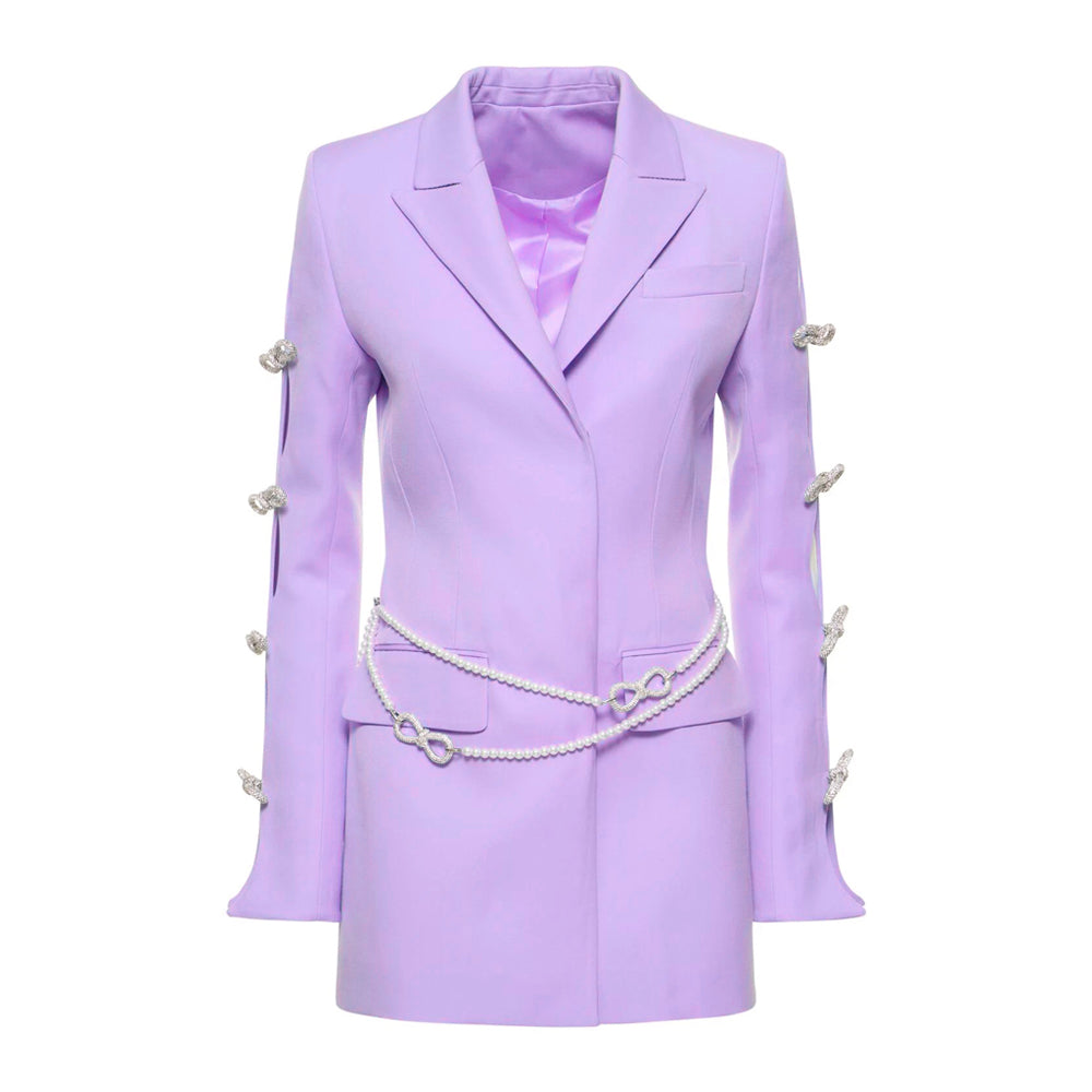 LAZARA Crystals Bodycon Blazer - Dress