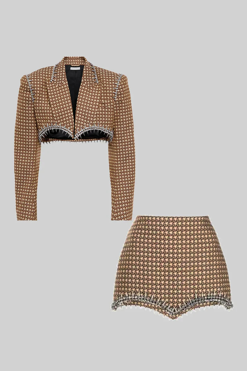 LONDON Two Pieces Bodycon Set