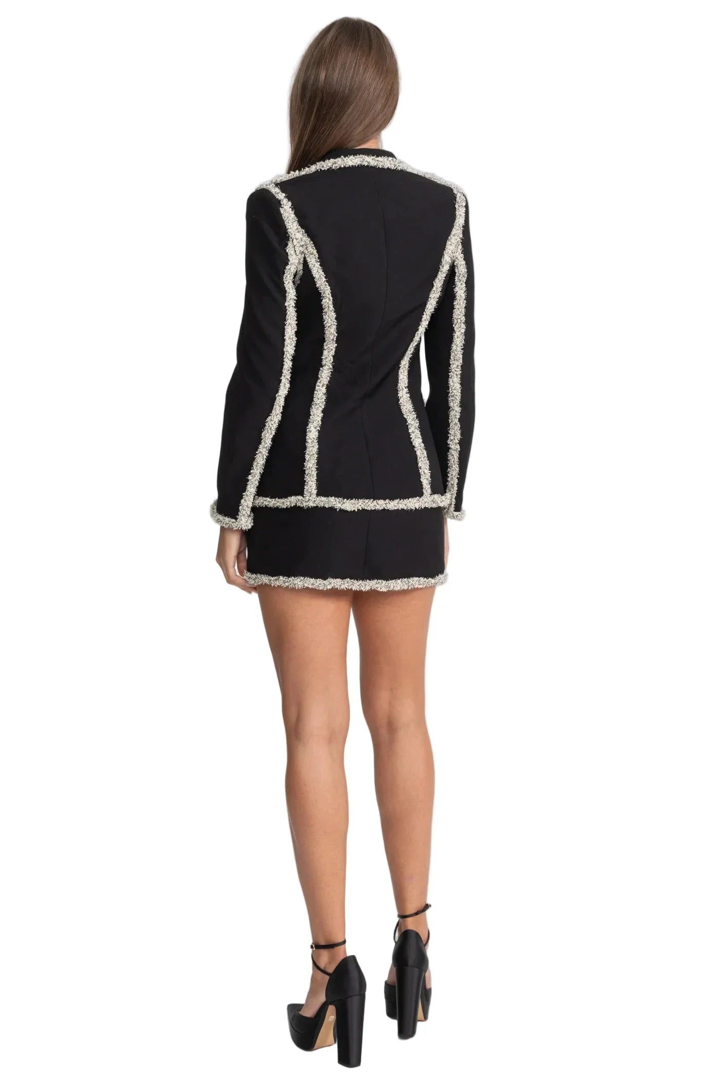 LUCA Tweed Sparkling Mini Bodycon Set