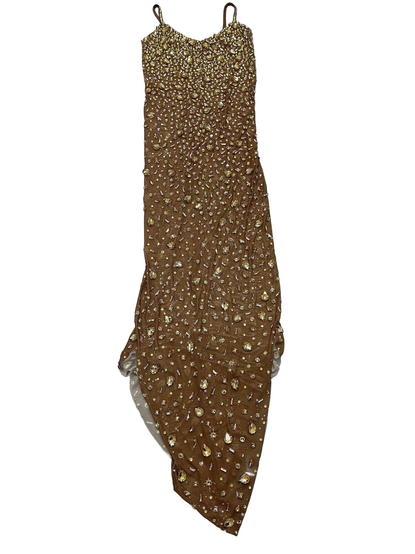 LUNARIA Crystal Gradient Mermaid Gown