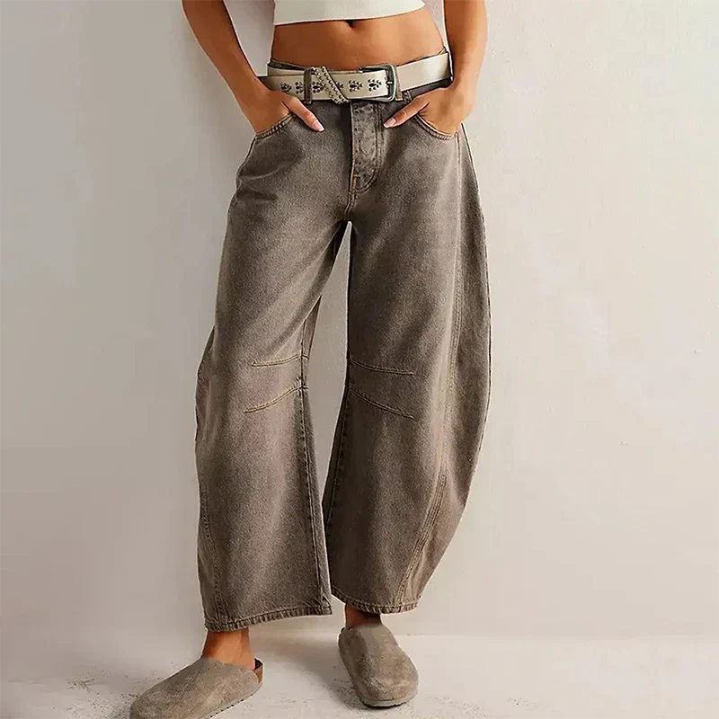 Harper | Women's Wide Leg Cropped Trousers