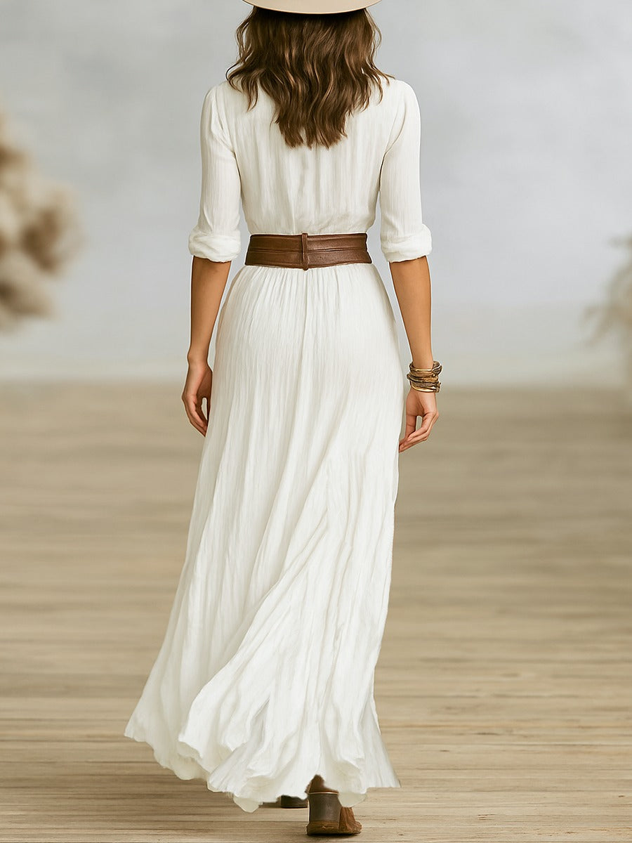 Emmeline™ | Elegant Pleated Dress