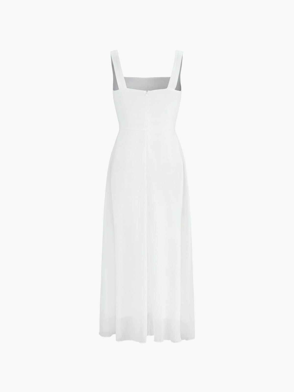 Aria | Women's Square Neck A-Line Midi Dress Summer Wedding