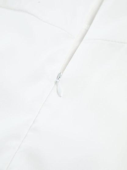 Aria | Women's Square Neck A-Line Midi Dress Summer Wedding