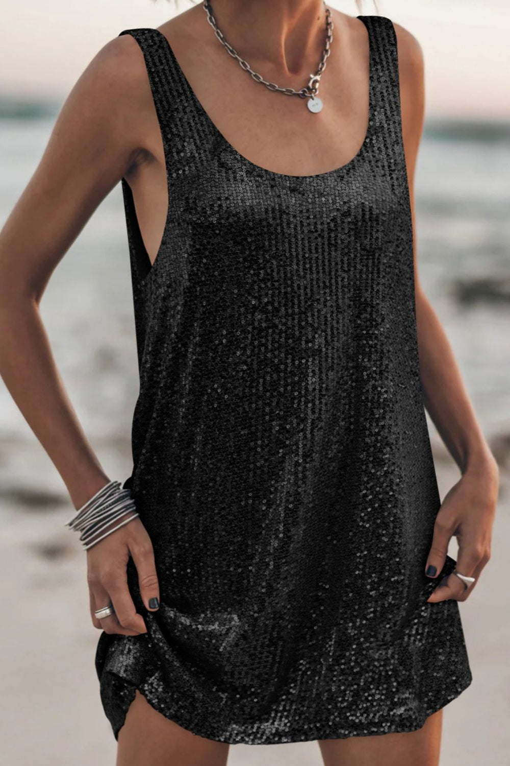 Sequin Mini Dress