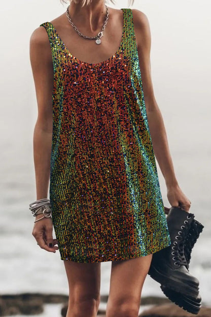 Sequin Mini Dress