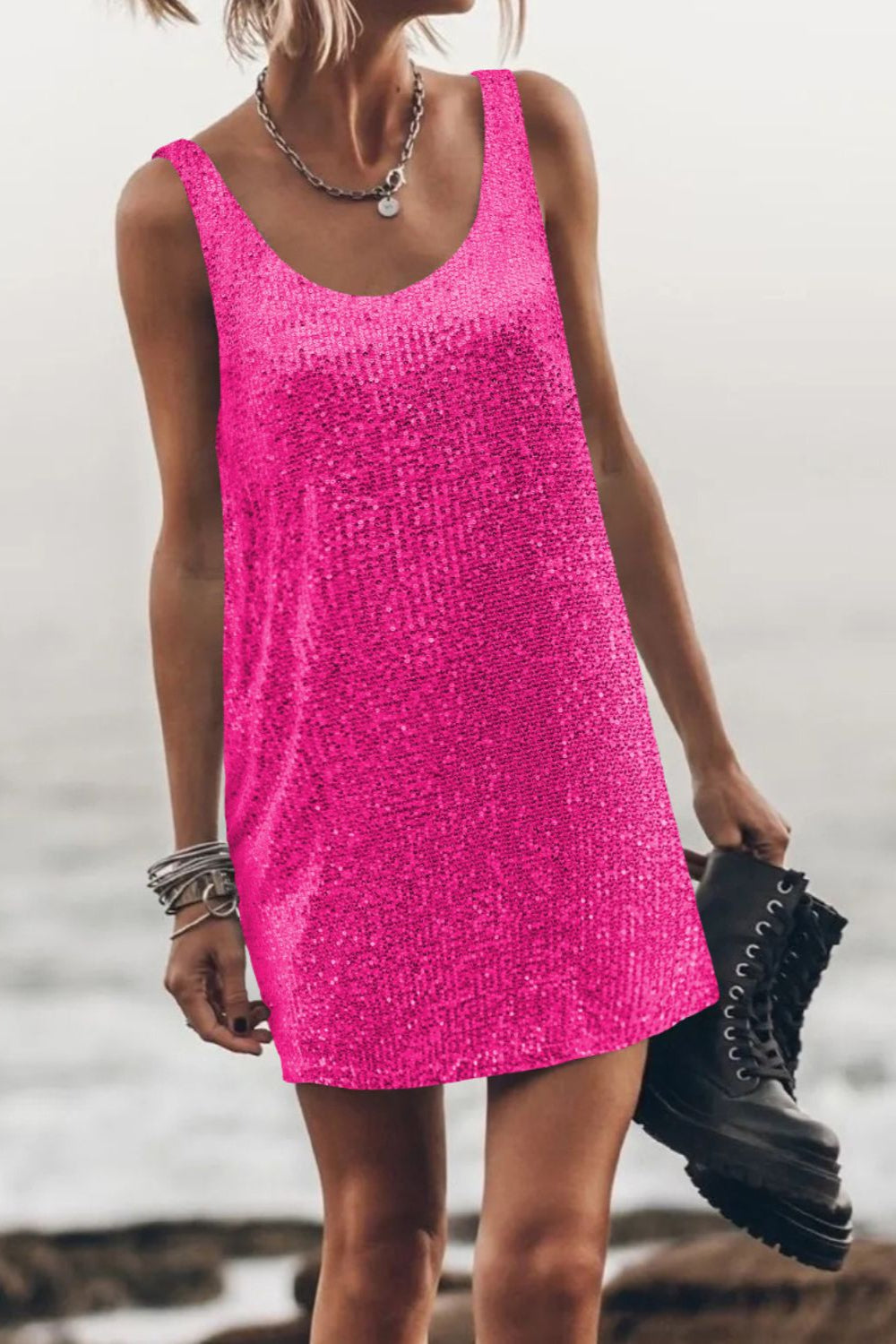 Sequin Mini Dress