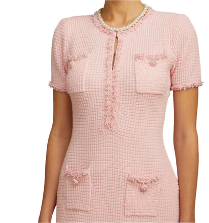 NINON BEADED KNIT MINI DRESS