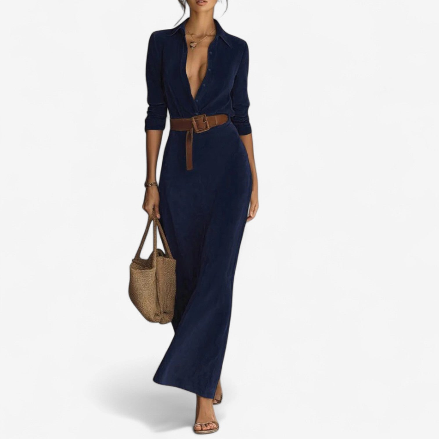 Valeria™ | Minimalist Maxi Dress