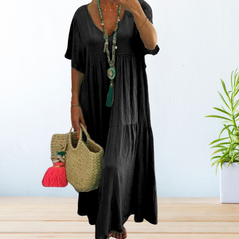 Clover | Women's Draped Elegant Dress