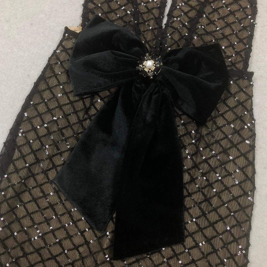 PALMA Black Sheer Lace Maxi Dress | Elegant Deep V Evening Gown