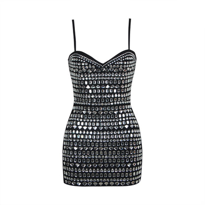 PAULA Crystals Bandage Mini DRESS