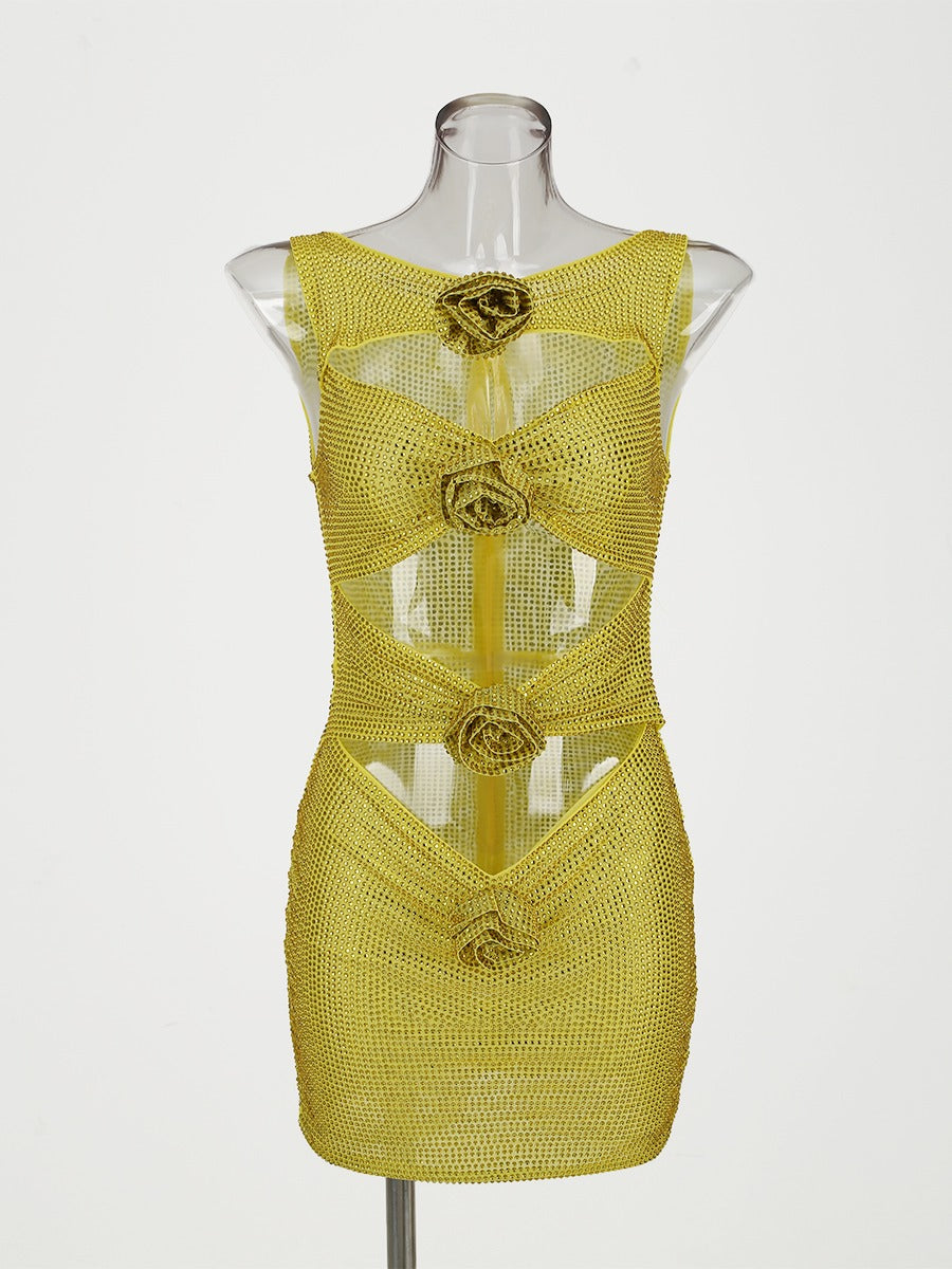 DORIS Cut Out Mini Bodycon Dress