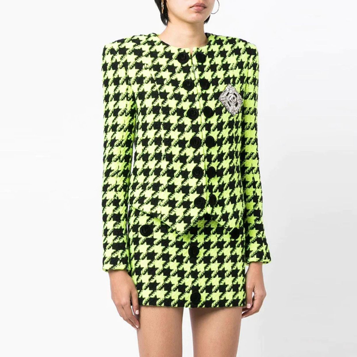 NEXT DAY DELIVERY ESTER Green Bicolor Suit