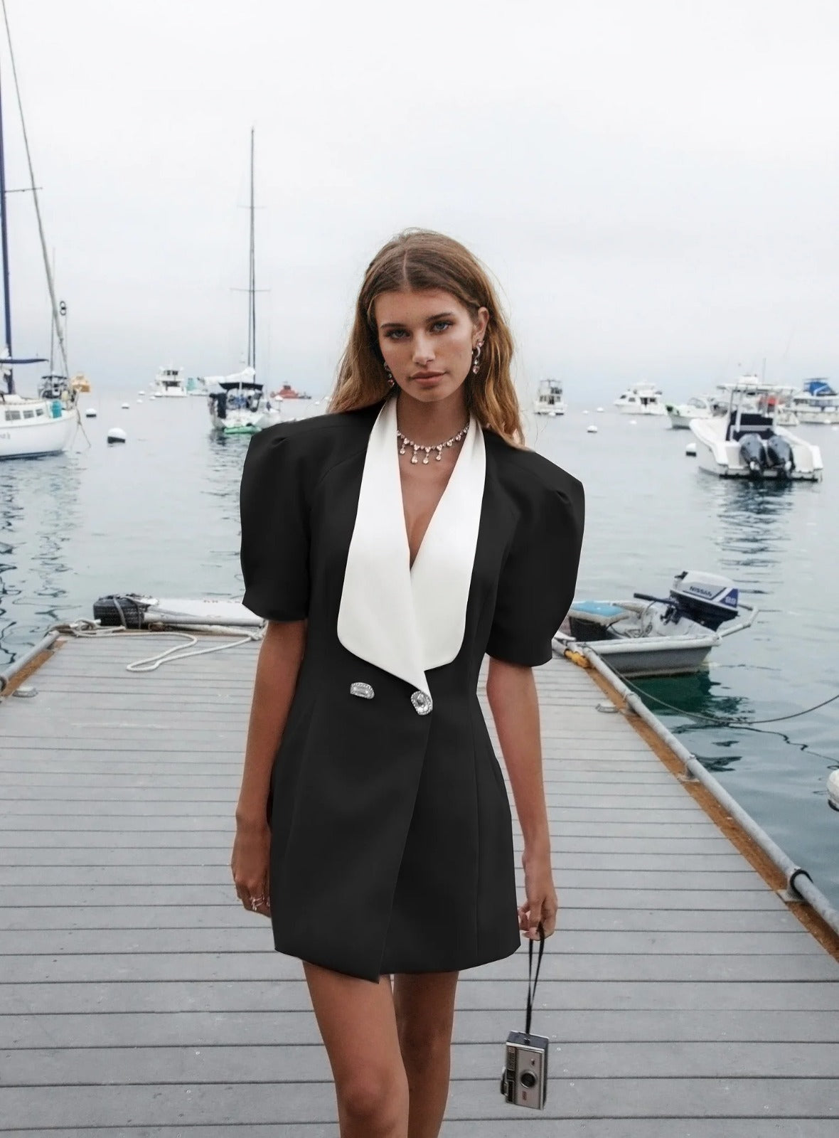 NEXT DAY DELIVERY ABIR Blazer Bodycon Dress
