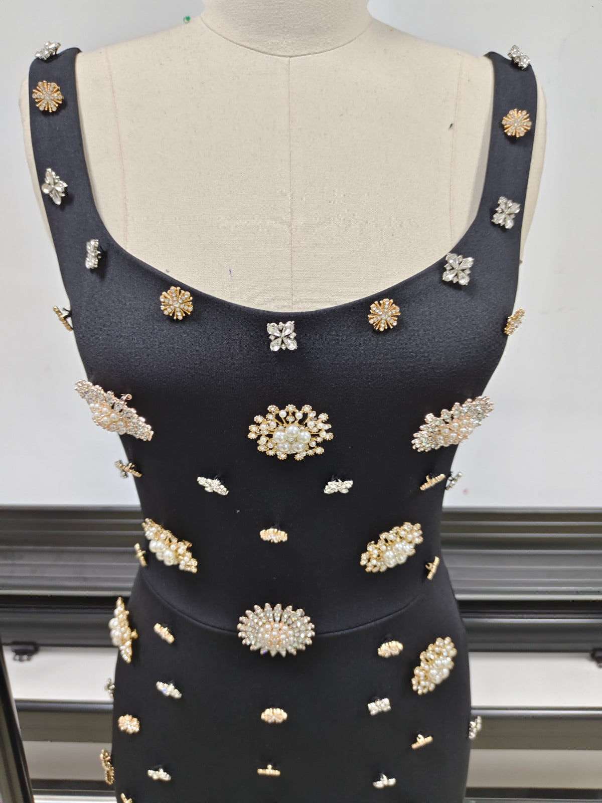 IMOGEN Crystals Maxi Dress