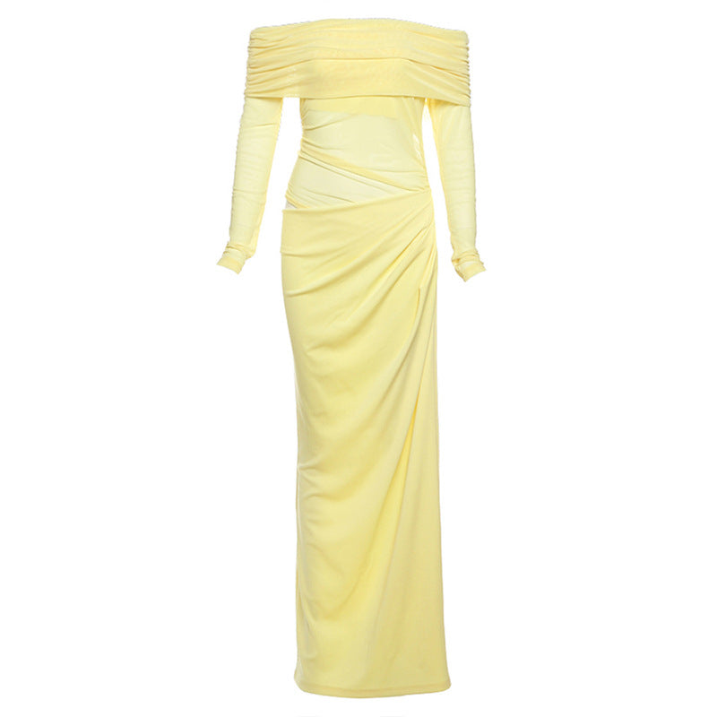 ANTONIA Mesh Cut Out Bodycon Dress NEON