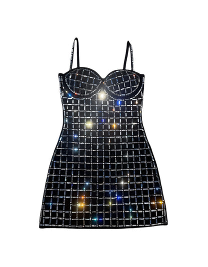 ALEC Stones Mini Bandage Dress BLACK