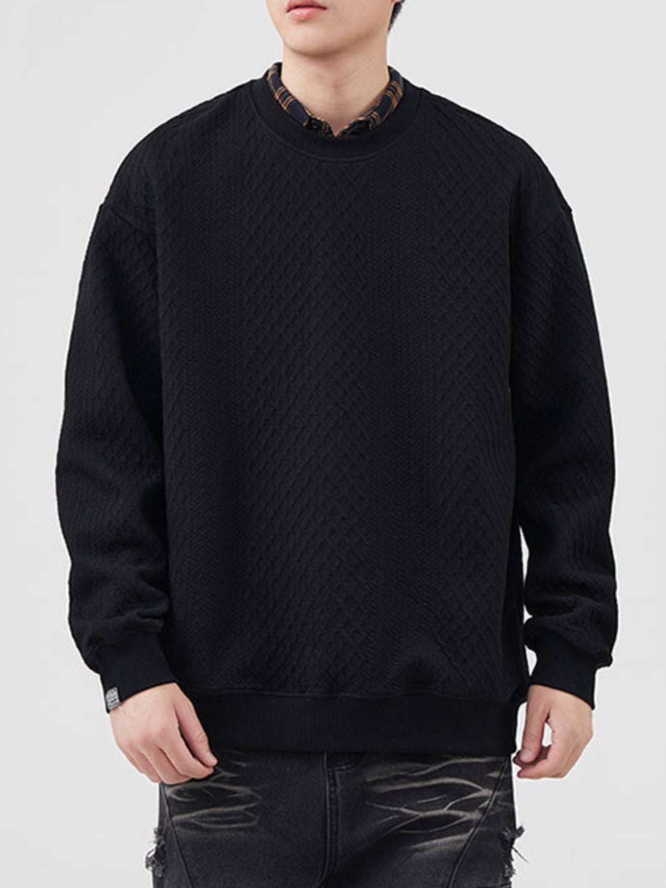 Men's Crew Neck Long Sleeve Sweatshirt