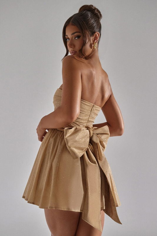 Katrina Mini Dress Khaki