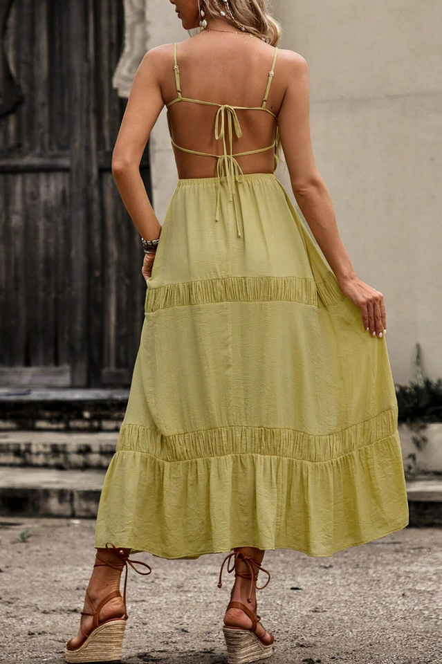 Taking Sides Maxi Dress