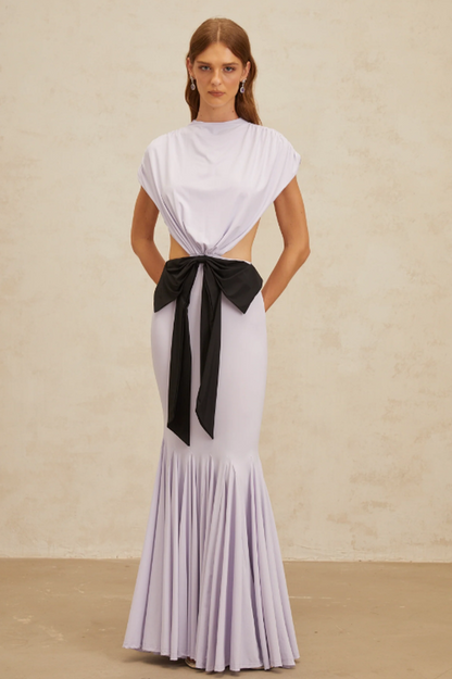 Manon Bowknot Cut-Out Maxi Dress