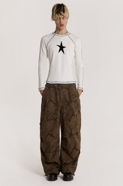 Forest Camo Parachute Pants