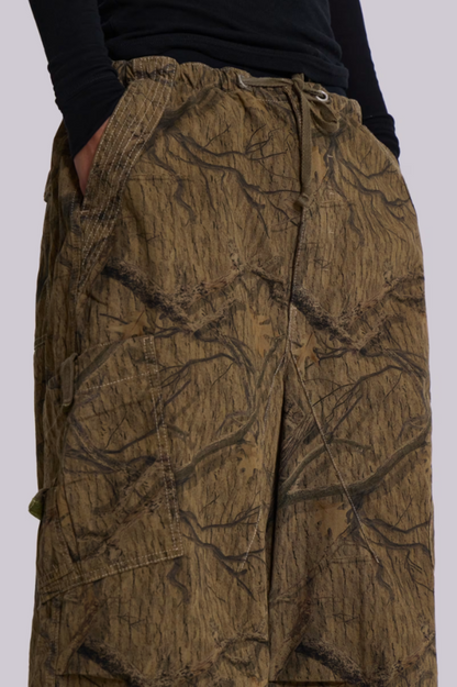 Forest Camo Parachute Pants
