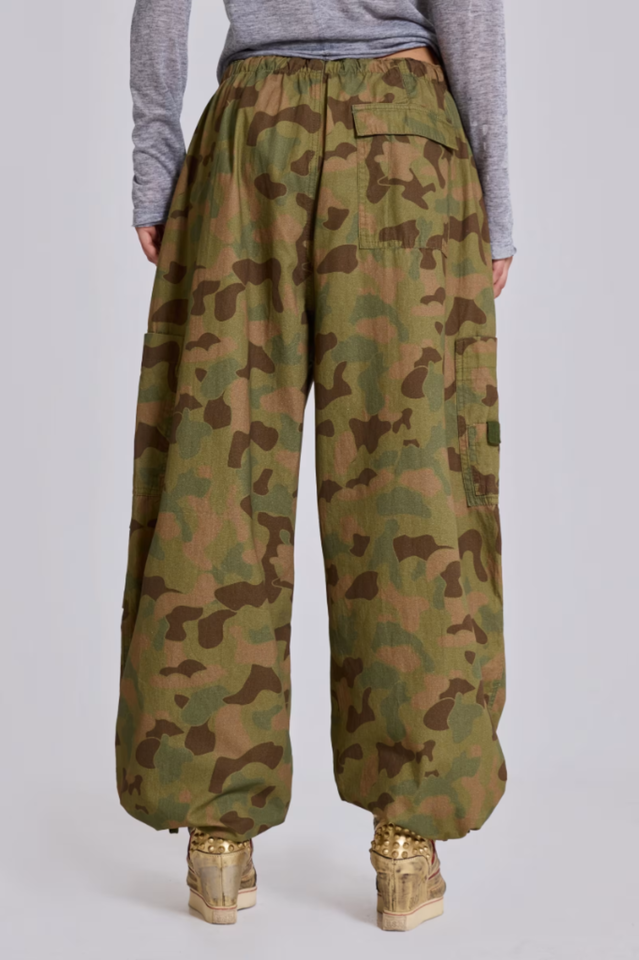 Forest Camo Parachute Pants