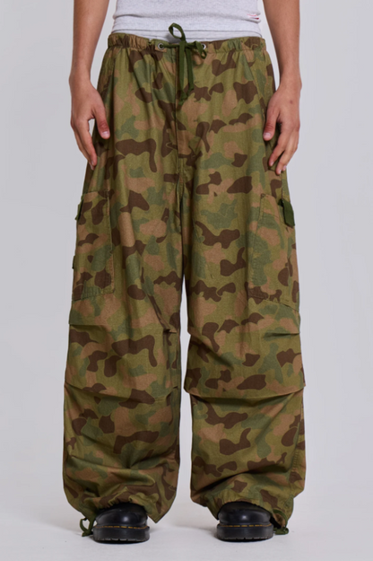 Forest Camo Parachute Pants