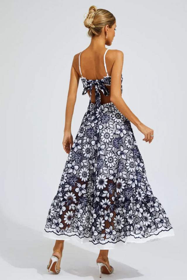 Michaelia Cut Out Halter Dress