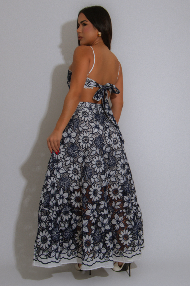 Michaelia Cut Out Halter Dress