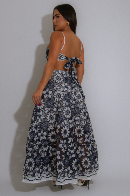 Michaelia Cut Out Halter Dress