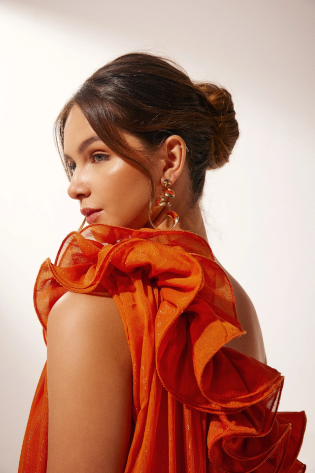 Hedda One Shoulder Floral Maxi Dress