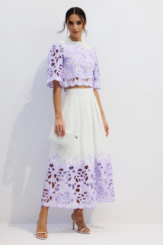 Kelly Floral Embroidered Set