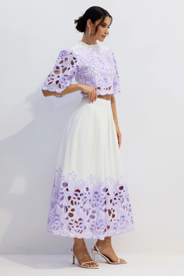 Kelly Floral Embroidered Set